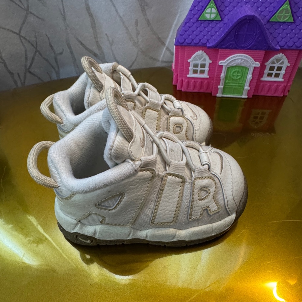 Kids Cream Sneakers